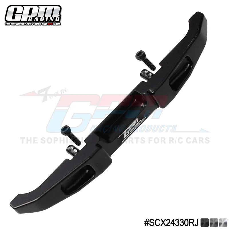 

GPM Aluminium Rear Bumper For AXIAL SCX24 Jeep Wrangler Jlu Crc AXI00002