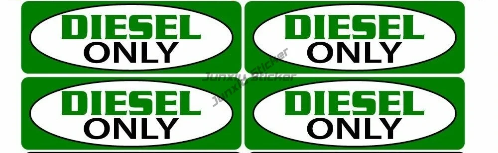 Diesel Fuel Only Gas Fuel Only Sticker Decal Set Gasoline Diesel Label for Truck Fuel Tank Cap Novelty JDM Creative Refit Decal