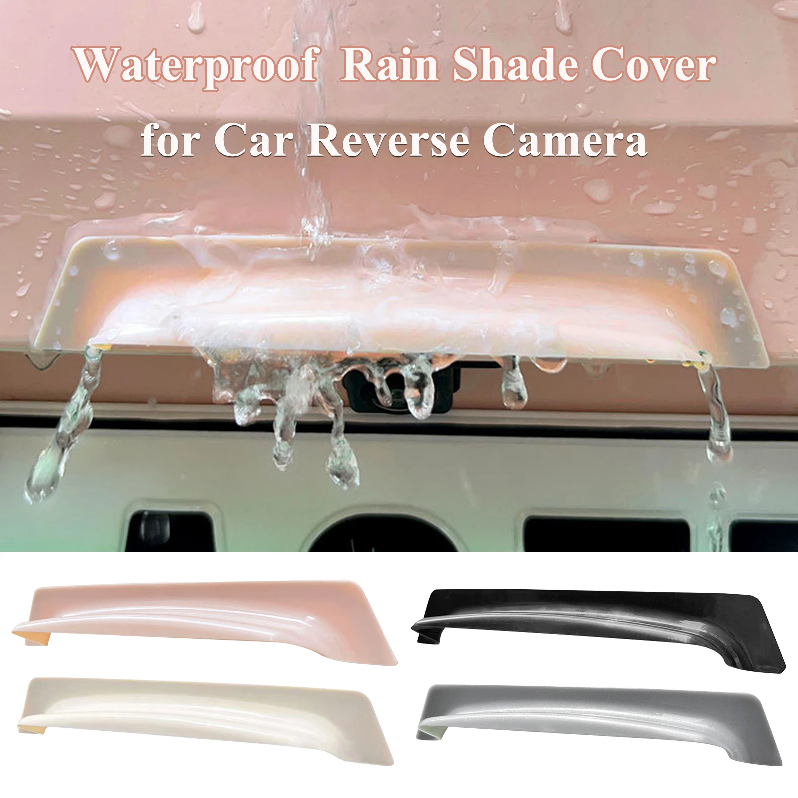 

Automobile Rear Camera Rain Shield Cover Car Reverse Camera Rain Shade Cover Outdoor Rainproof Waterproof Shield Exterior