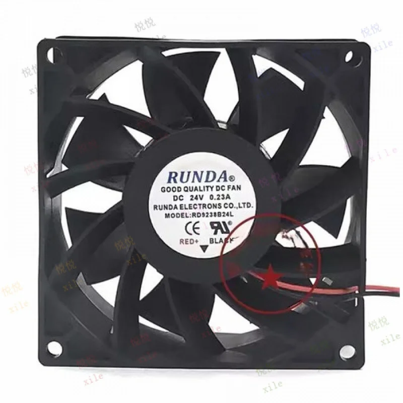 

L+ for RUNDA RD9238B24L DC24V 0.23A 2-Wire Inverter Cooling Fan