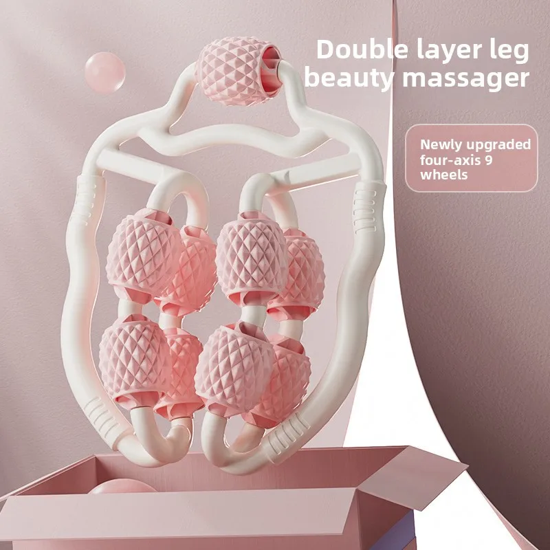 مدلك الساق الحلقي الساق لقط الأسطوانة رقيقة الفخذ العجل العضلات الاسترخاء رقيقة الساق متعددة الوظائف رغوة رمح