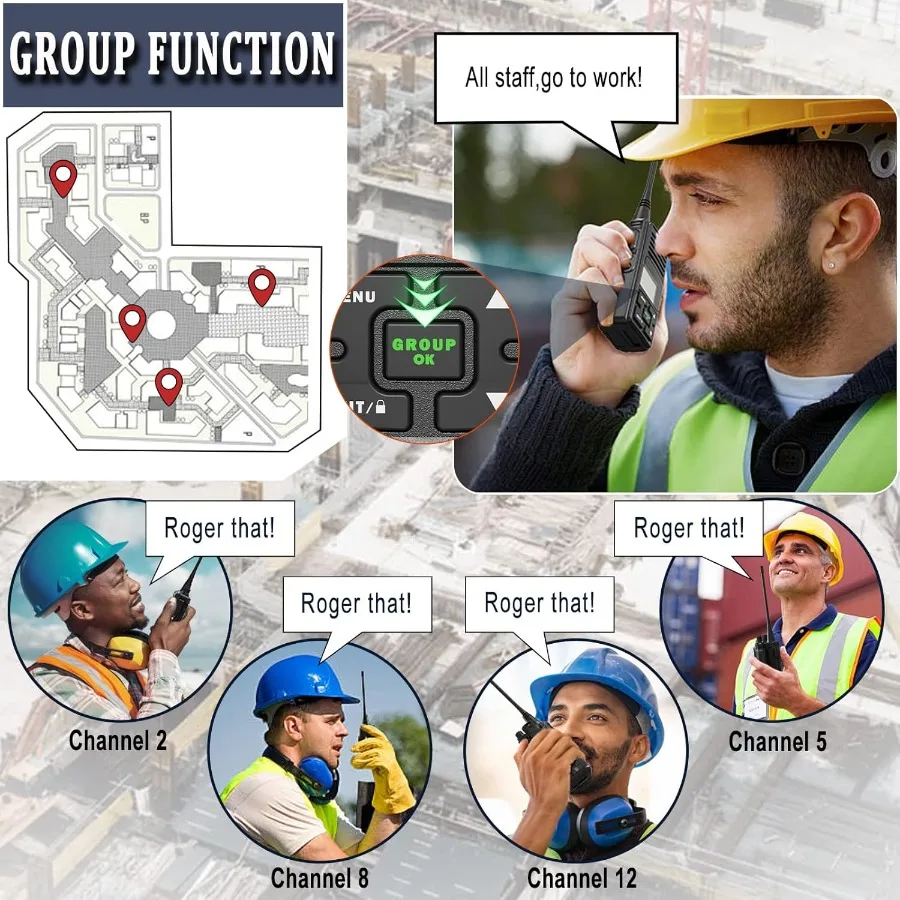 FPCN10A 2 طريقة أجهزة الراديو أجهزة الاتصال اللاسلكية قابلة للشحن 3000mAh اتجاهين أجهزة الراديو طويلة الاستعداد مجموعة دعوة VOX للبرمجة UHF يده Ra #2