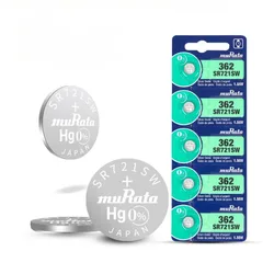 Genuine Murata 1 Grain Price SR721SW 362 Silver Oxide Watch Batteries Battery Electronic 1 Pcs