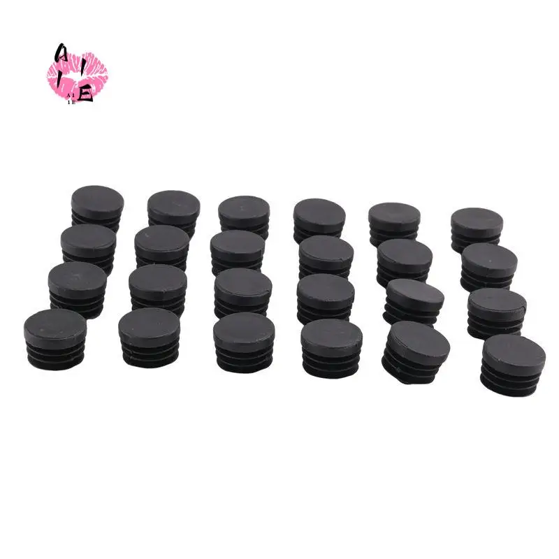 

A11E-24Pack Заглушка для ножек стула и стола диаметром 22 мм, круглая пластиковая крышка, вставленная трубка с резьбой для защиты пола и ударов