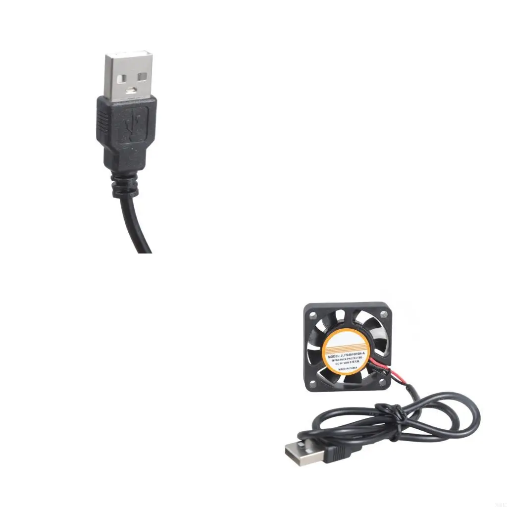 

40mm USB Cooling Fan DC5V Silents Operation High for Computer Case Electronics N0HC