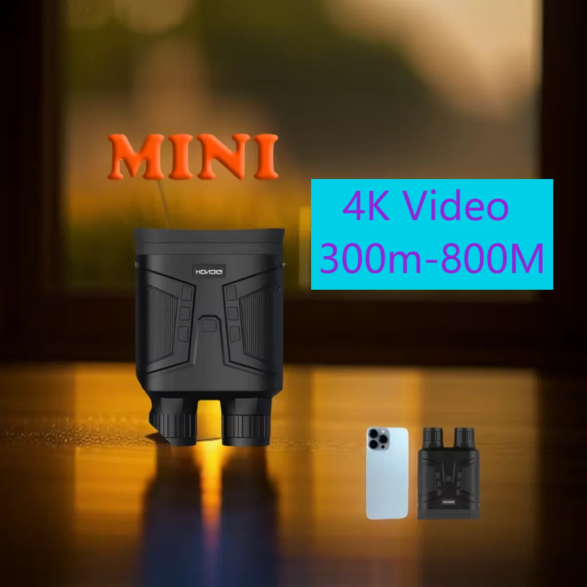 

Global-Ready Mini80 11 Languages & Compact 4K Video Design for International Outdoor Use Hunting Hiking