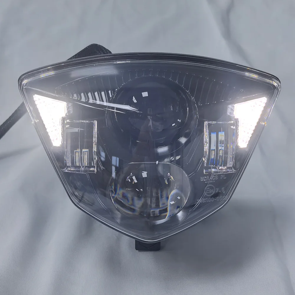 For Husqvarna FE250 FE350 FE450 FE501 TE125 TE250 TE300 2014 Enduro Dirtbike LED Headlamp W/ DRL Turn Signal Light Assembly E24 2