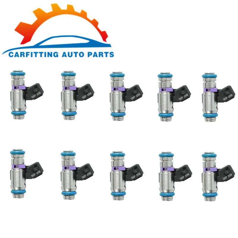 10PCS/Lot IWP-206 Fuel Injector Nozzle For Scania STKM206 Trucks IWP206 For Fiat Gasoline Petrol Cars Wholesale