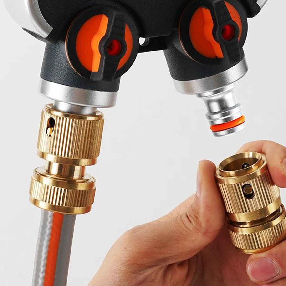 2-way 4-way Garden Hose Splitter Valve 3/4