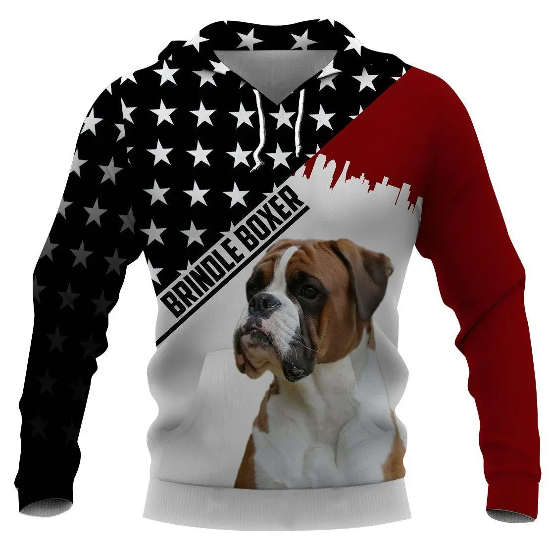 Boxer/Pitbull/Boston Terrier 3d Bedrukte Hoodies Dames Voor Heren Truien Street Trainingspak Liefde Hond Cadeau