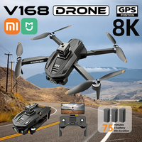 Xiaomi Mijia V168 GPS Drone Professional 8K HD Aerial Camera 5G WIFI brushless motor Obstacle Avoidance Foldable RC Quadcopter