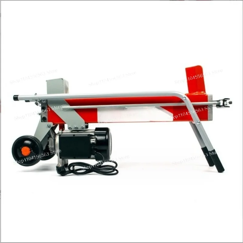 220V Electric Horizontal Log Splitter - 8 Ton Hydraulic Ram Firewood Splitting Machine