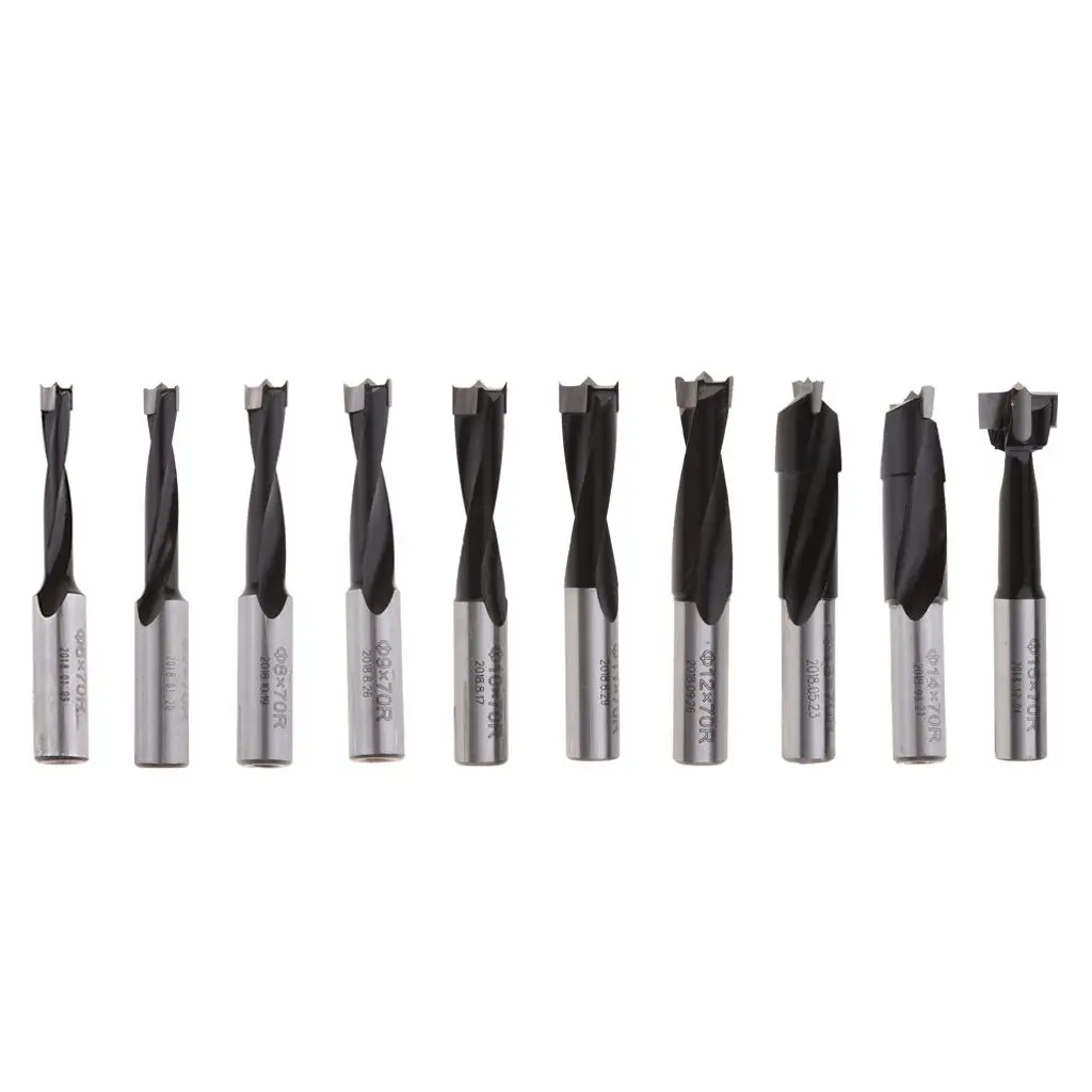 Woodworking Router Drill Bit Accurate Positioning Step Drill Bit for Metal and Wood Furniture Processing