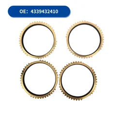 4PCS Gearbox Synchro Rings For Hyundai Tucson IX35 4339432410FFF 4339432410 Car Chassis Gearbox Synchronising Ring Replacement