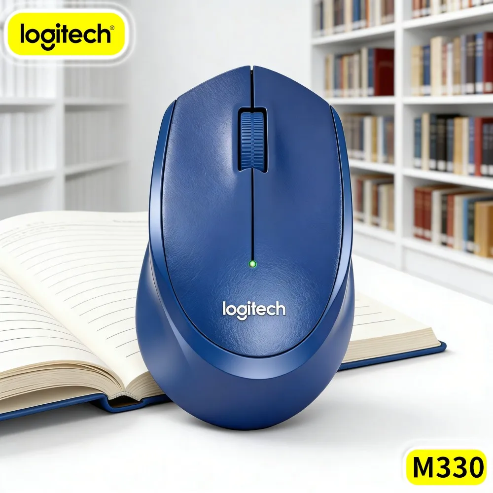 Work Instantly Once Plug Into USB Port No Need Download Install Extra Driver Software Logitech M330 Silent Wireless Mouse