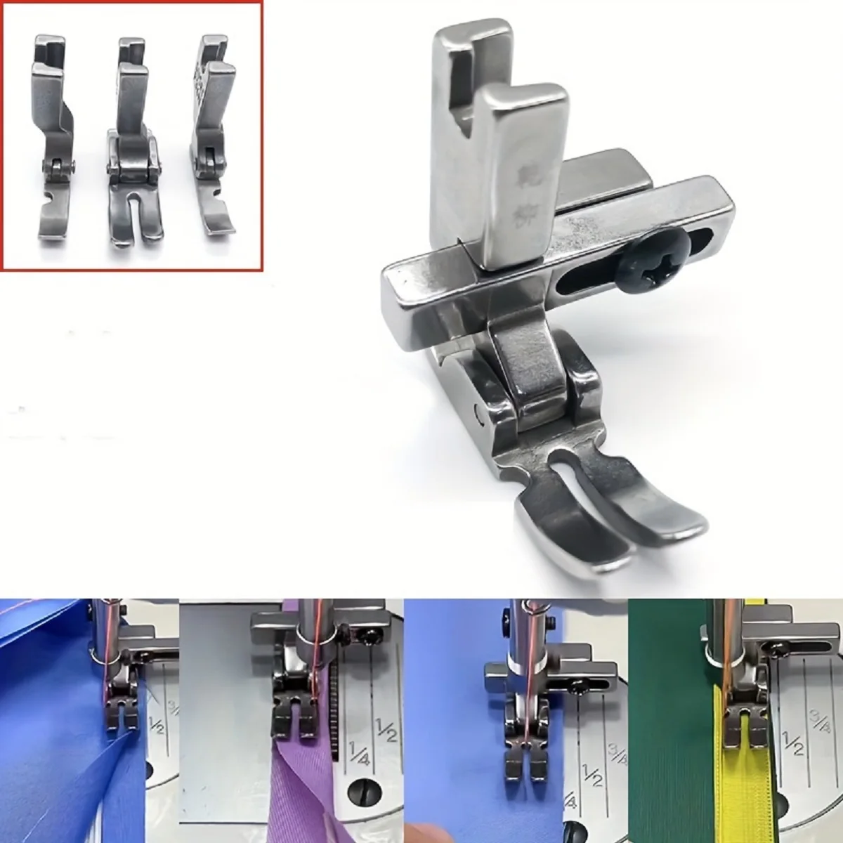 1pcs computer flat sewing machine universal new T 3 universal presser foot adjustable left and right side presser foot t