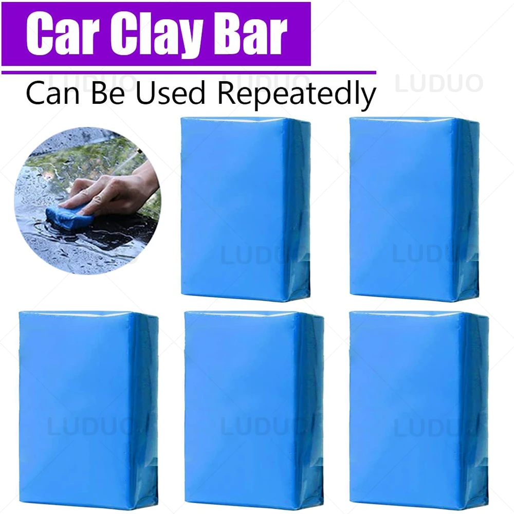 1-3Pcs Clay Bar Detailing Auto Car Clean Wash Cleaner Sludge Mud Remove Magic Blue Car Cleaning Car Brush Car Accessories