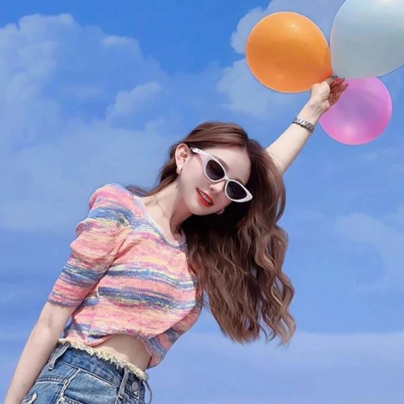 

Outfit Female Top Women's Summer T-shirt Cheap Clothes Yk2 Korean Elegant Reviews Many Popular Japanese Vintage Sale Emo