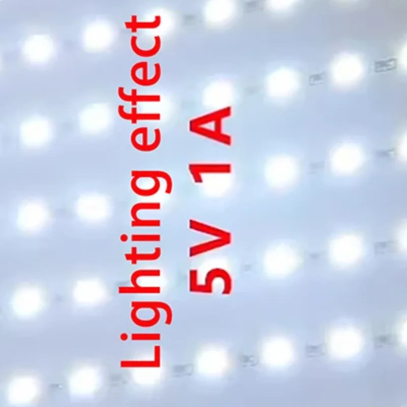 LED Light Source Low-voltage Light Board 5V 1A USB-C Power Supply 150x120MM 110Bit Compatible Bambu Relief Frame Backlight Board