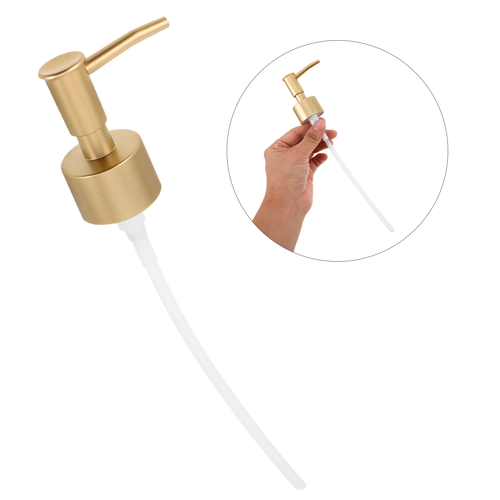 

5Pcs Lotion Dispenser Pump Head Plastic Replacement Leakproof for Soap Shampoo Hand Wash Bottles Bottle Pump Replacement