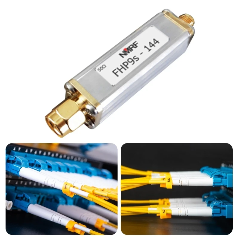 FHP9s-144 144MHz High Pass Filter - RF Coaxialed LC Filter with SMA Connector and 5Ohm Impedance Enhances Transmission