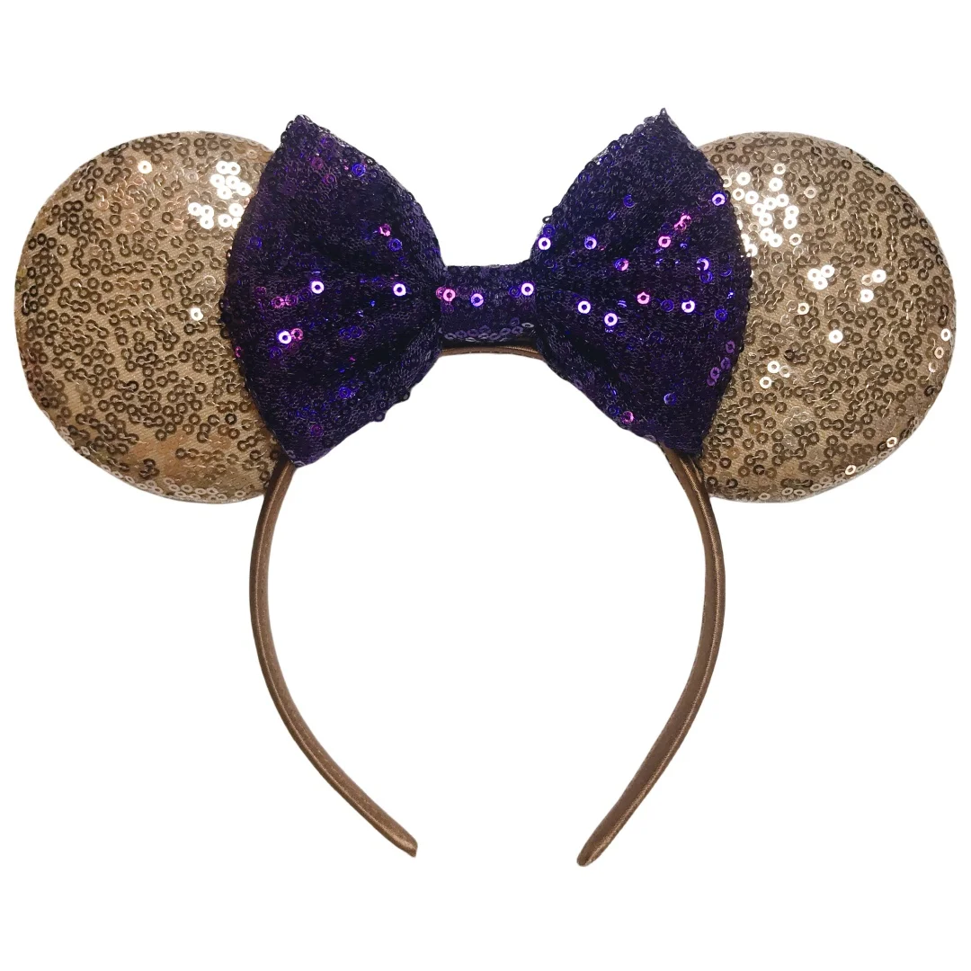 Newest 9.5 CM Mouse Ears Headband Cartoon Sequins 5