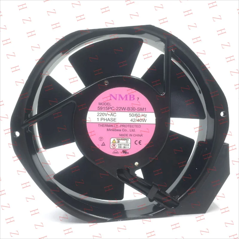 P+ 2pcs New In Box FOR NMB 5915PC-22W-B30-SM1 MODEL AC Fan AC 220V 42/40W 50/60Hz