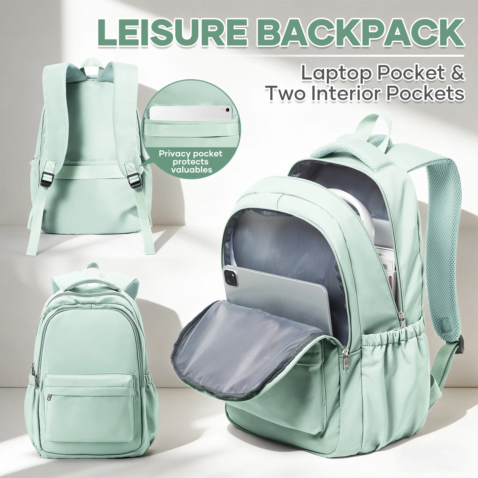 School Backpack Teen - Zaino per la scuola elementare, borsa