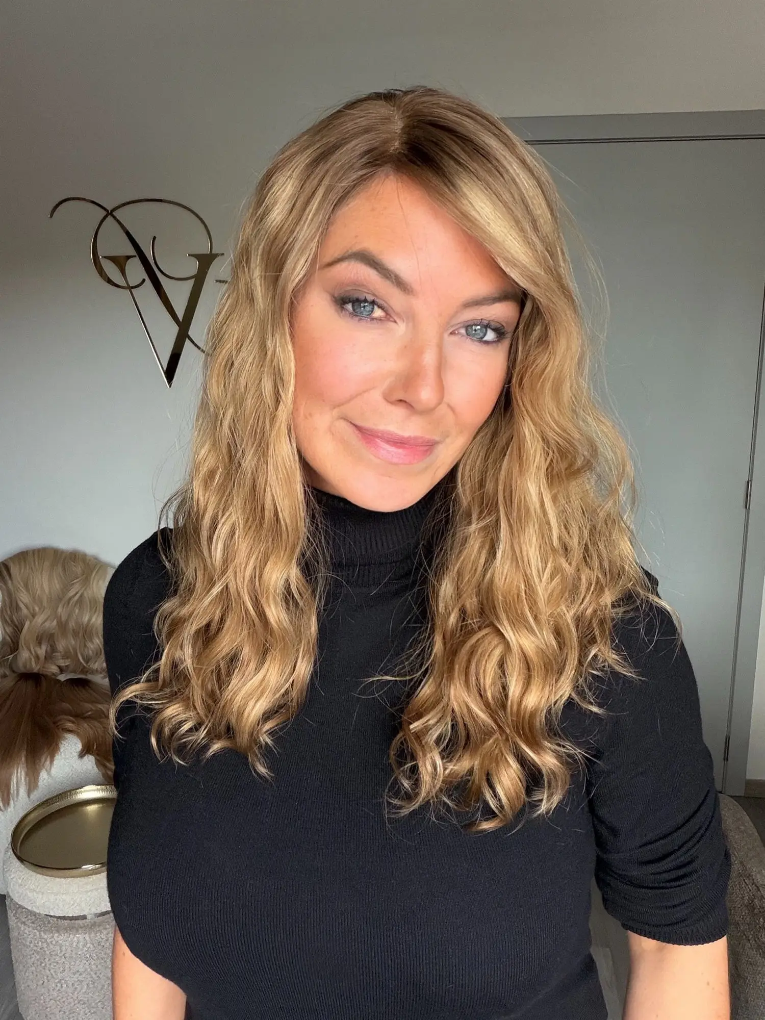 عالية الجودة الدافئة العسل شقراء يسلط الضوء على HD الدانتيل الاصطناعية تأثيري الباروكات 13*4 عالية الوضوح غلويليس شعر مستعار المصنع الأصلي الشعر #3