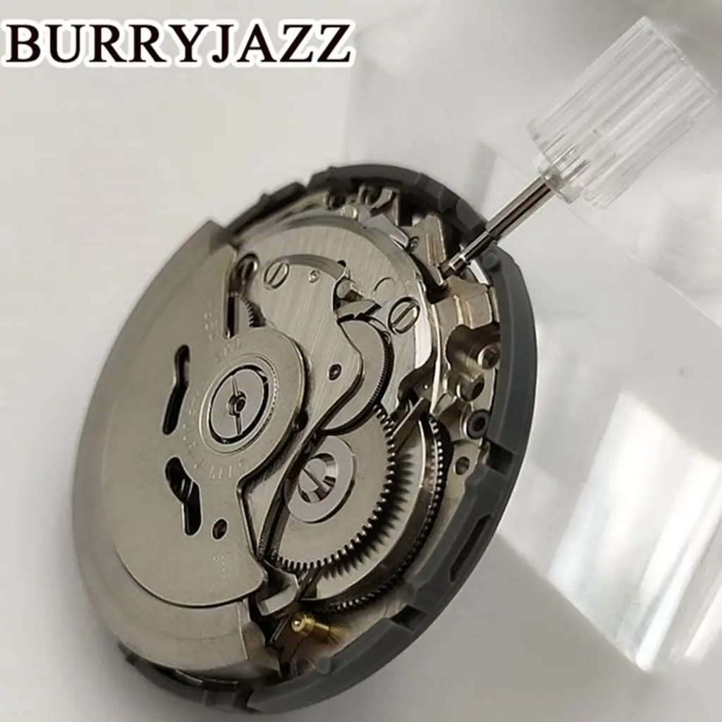 NH35 Movement High Accuracy Mechanical Black Date 24 Jewels Automatic Movement Fit 3/3.8/4 o\'clock Crown