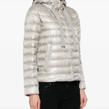 2025H نمط جديد لون نقي الرباط مقنعين مزاجه التنقل سترة خفيفة...