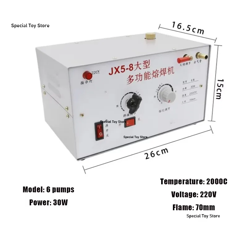 Imagem -04 - Máquina de Derretimento de Solda de Prata de Ouro Temperatura Máxima de Solda até 2000 Ferramentas de Soldagem de Jóias 30 w 220 v