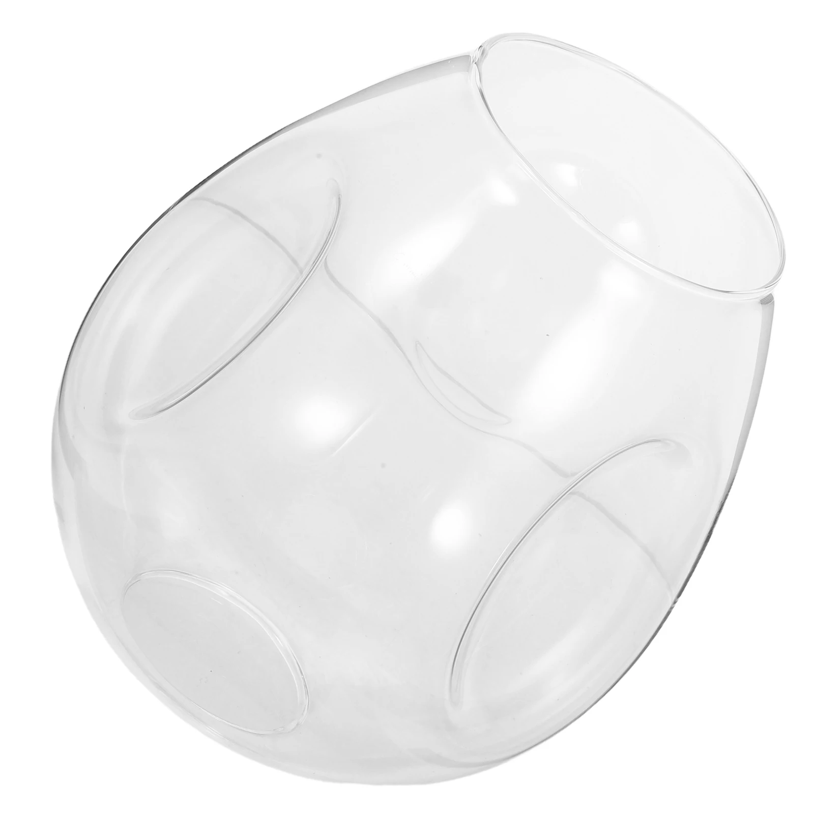 

1Pcs European Style Glass Lampshade Transparent Bedroom Lamp Cover Decorative Diffuse Warm Light Lamp Cover Glass Lampshade