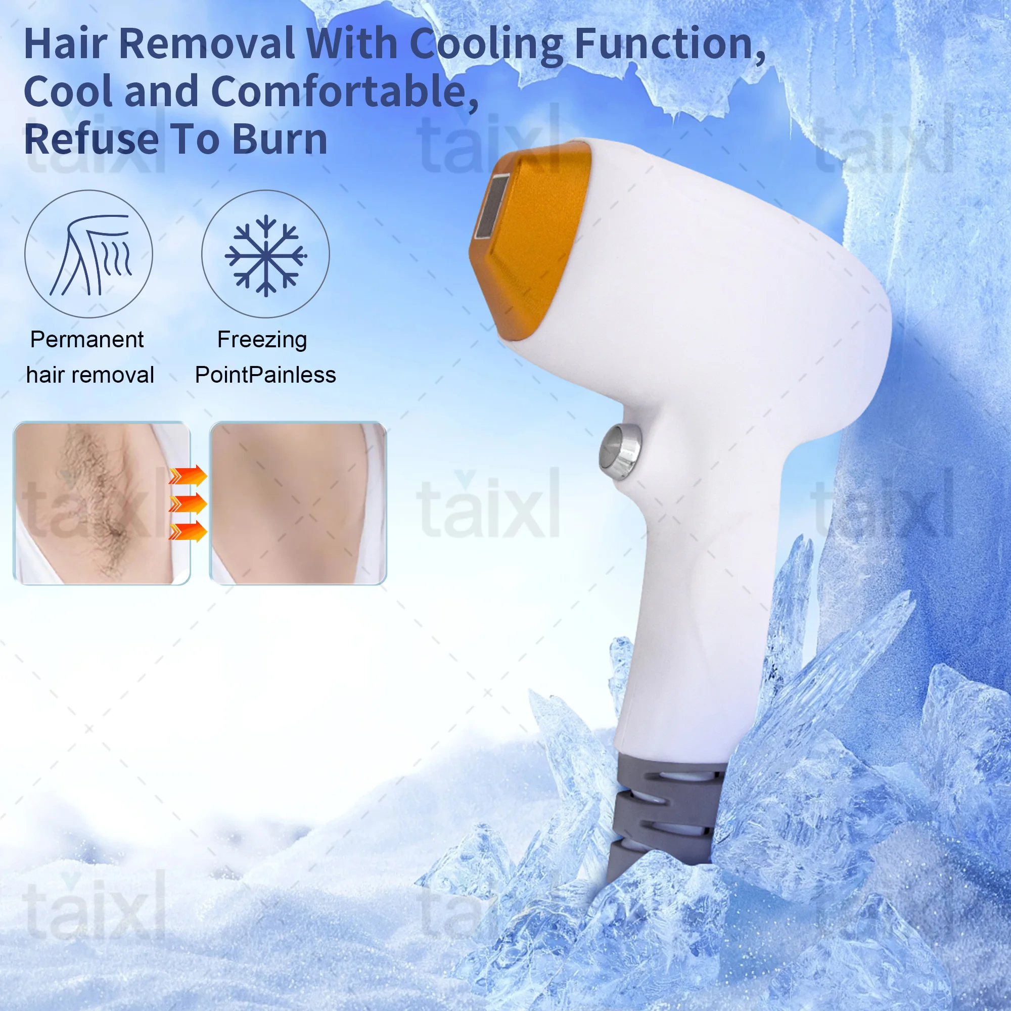 Depiladora 808 Laser 808NM 755NM 1064NM Diode Laser Hair Removal Machine Safe Painless Permanent Depilation Hottest New Style