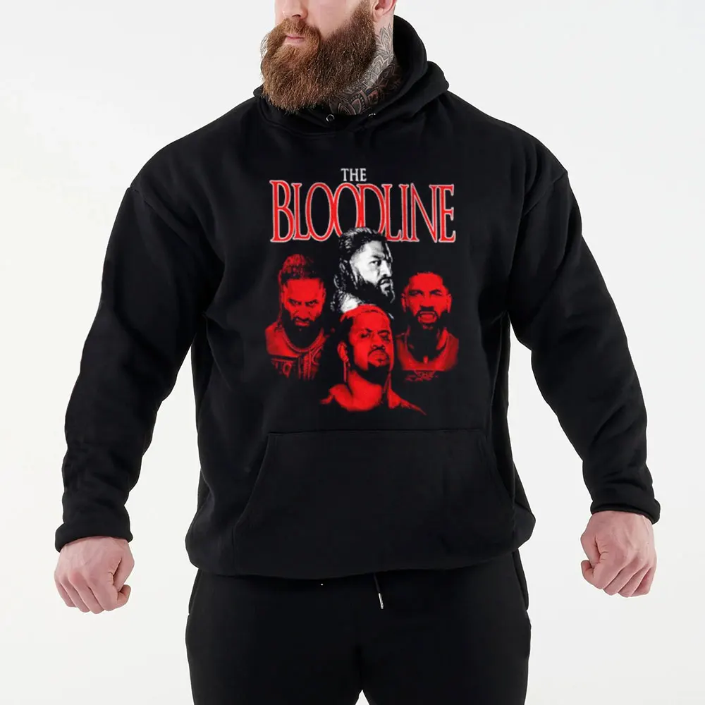 Roman Reigns The Bloodline We The ONES Men Hoodie Spring Autumn Male Oversized Pullover Tops New Fashion Man Clothes Sweatshirt