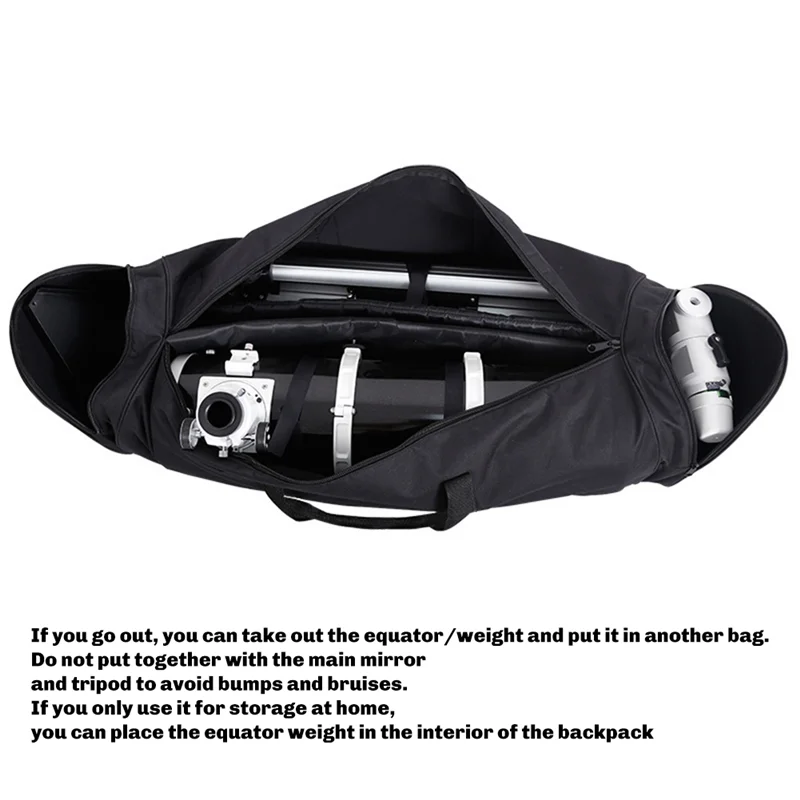 

B72A Telescope Outdoor Backpack Nylon Telescope Bag Telescope Accessory Kit Telescope Protector Soft Case Shoulder