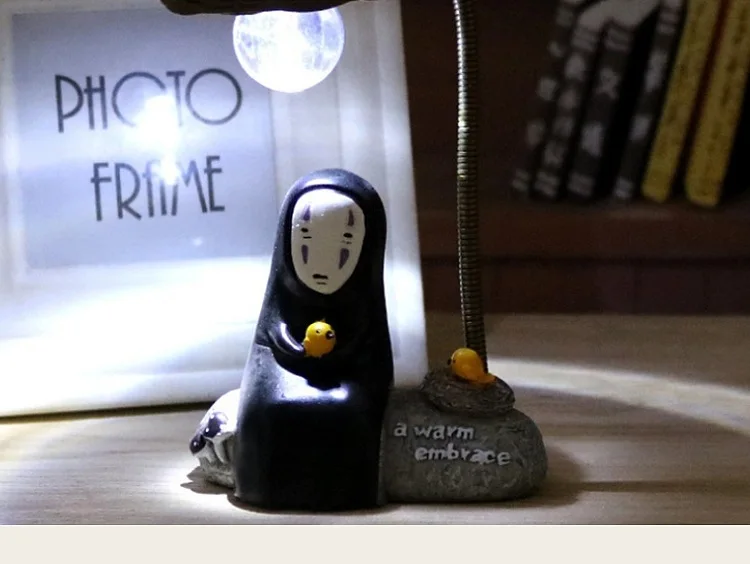 Cartoon Anime Funny Night Light Home Decor Small Figurine Bedside Lamp Desktop Ornament Kawaii Birthday Gift