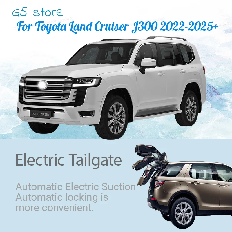 تعديل الباب الخلفي الكهربائي المضاد للقرص: صندوق السيارة الأوتوماتيكي لسيارة Toyota Land Cruiser J300 2022-2025+