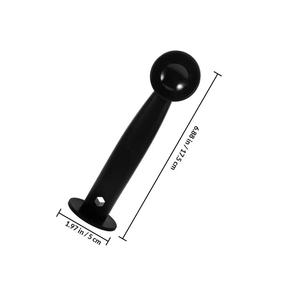 2Pcs Coffee Tamper and Scoop Set Ergonomic Espresso Tamping Tool with Pressed Bottom Design for Even Ground Compression Brewing