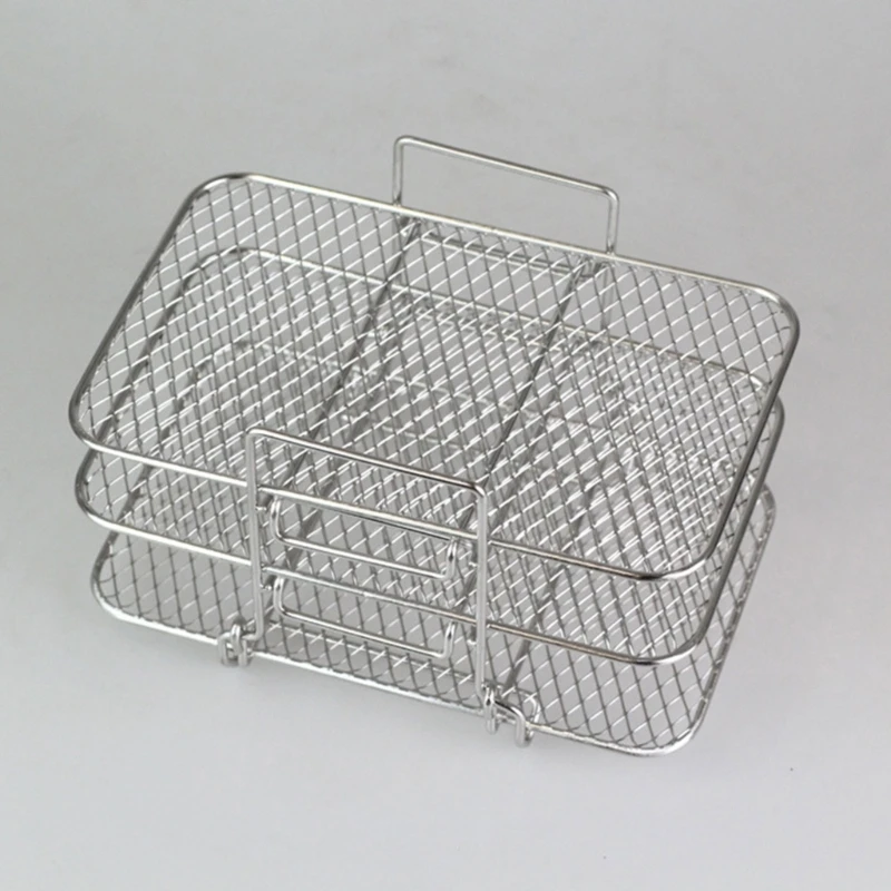 3 camadas grill stands fritadeira ar empilhável alimentos desidratador titular transporte da gota