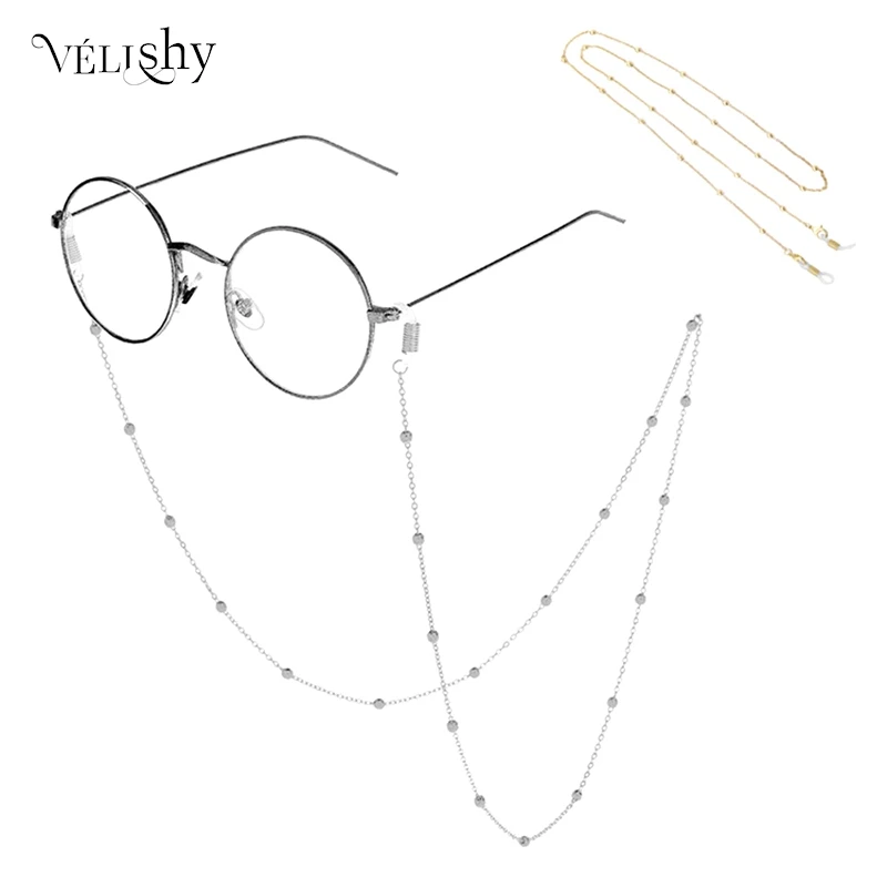 

Mask Sunglasses Chains for Women Men Black Gold Silver Color Alloy Beads Antislip Chains Fashion Eyewear Accessories Wholesale