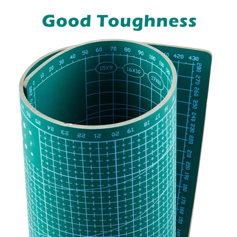 Portable PVC Cutting Pad A3-A4/A4-A5 Size Switching Foldable Carving Board Waterproof Workbench Pad Paper Cutting