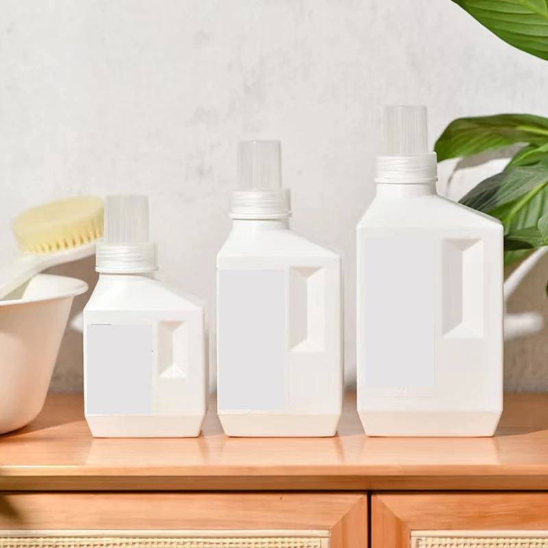 1Pc 400/600/1000ml Large Capacity Laundry Detergent Dispenser Bottle Household Softener Shampoo Shower Gel Storage Container