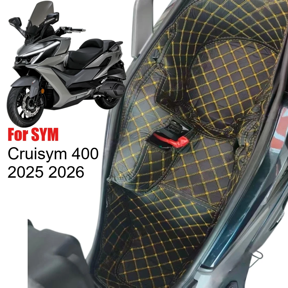 For SYM Cruisym 400 2025 2026 Motorcycle Seat Liner Modified Toilet Seat Helmet Luggage Bucket Seat Bucket Cushion Accessories