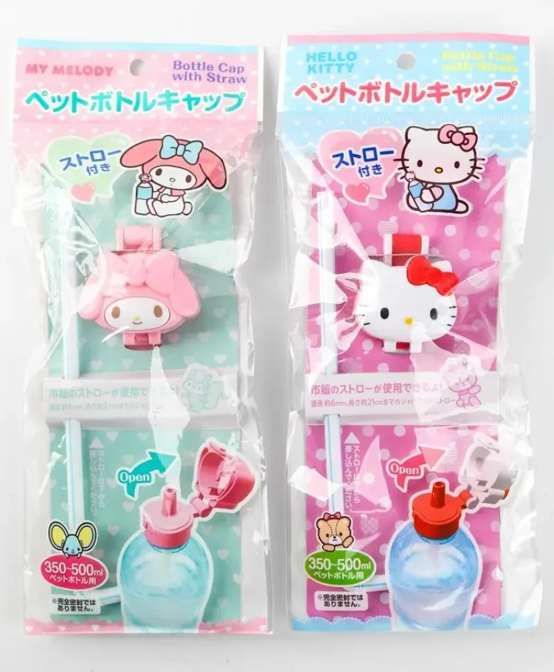 Kawaii Sanrioed Hello Kitty My Melody Cute Drink Bottle Mouth Water Bottle Replacement Cap Choking Cap Toys for Girls