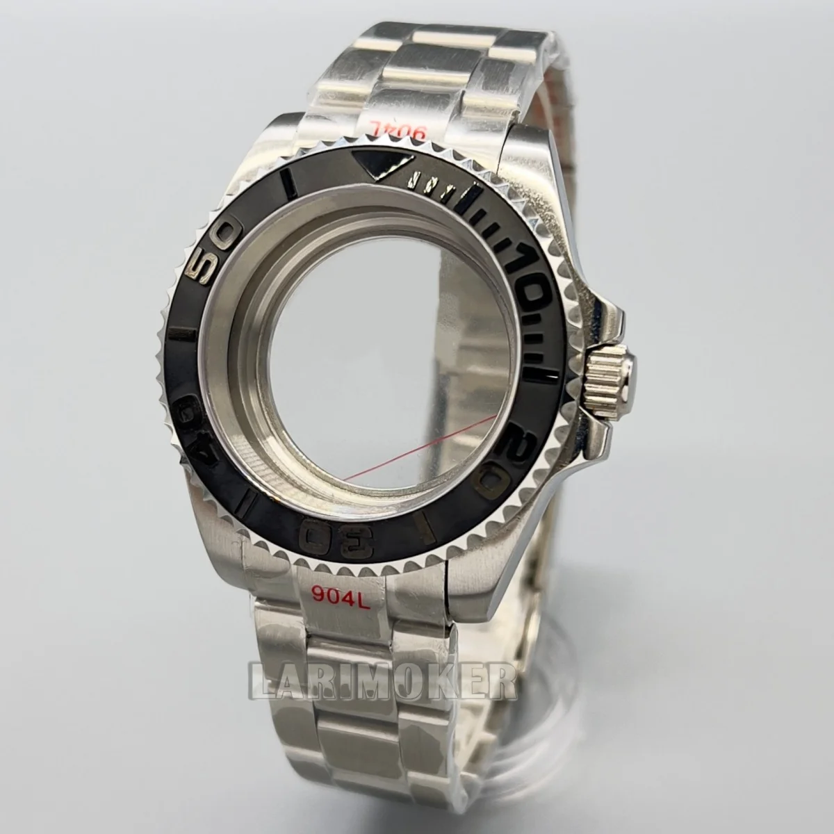 Caja de buceo de 40mm, pulsera con bisel de cerámica, cristal de zafiro NH34 NH35 NH36 NH38 NH39 NH70 ETA2824 PT5000, movimiento resistente al agua