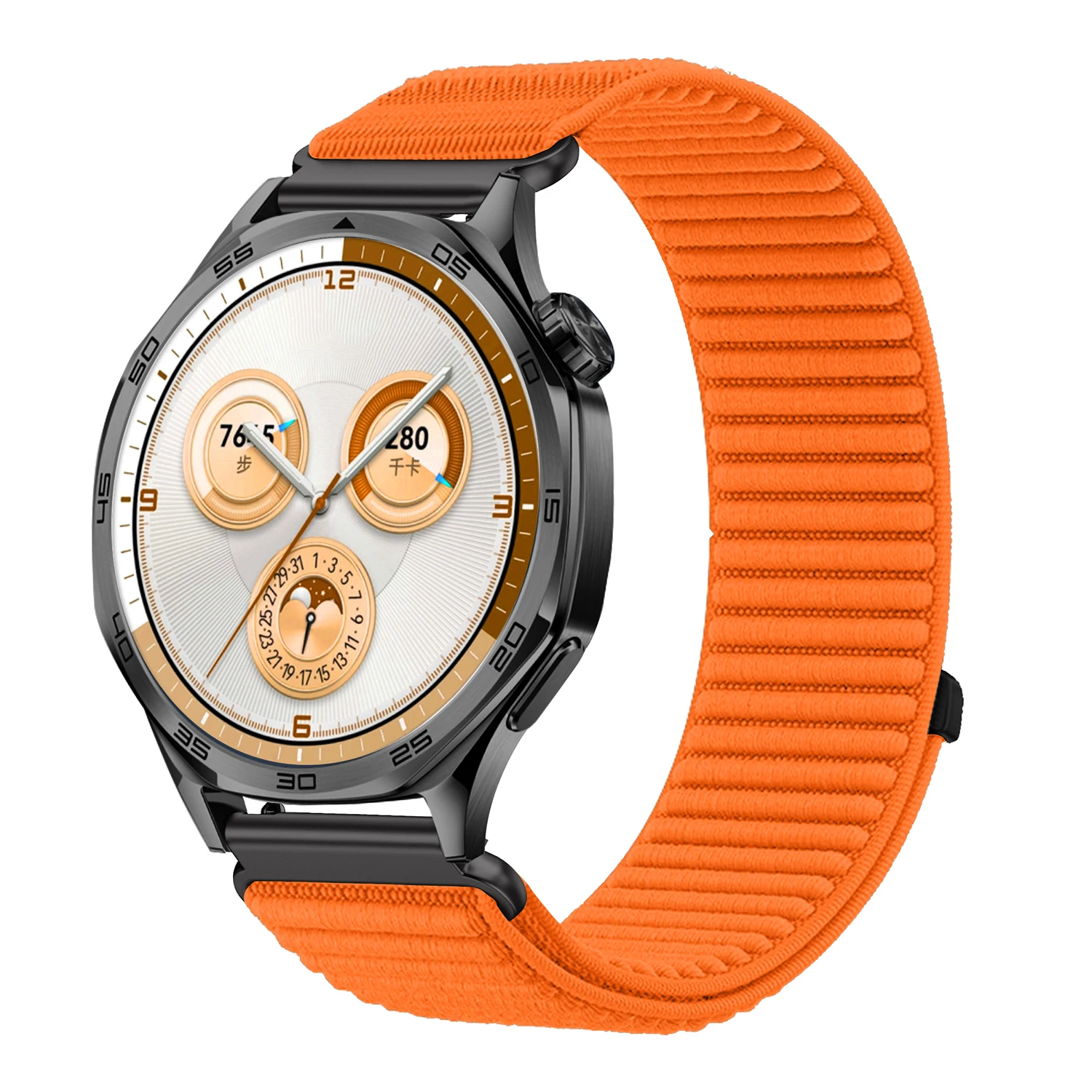 Bracelet tissé léger à motif de montagne, pour Huawei fit3/4 GT4/5, 46mm, sport pour jeunes, couleur, largeur 20 22mm, bracelet de montre