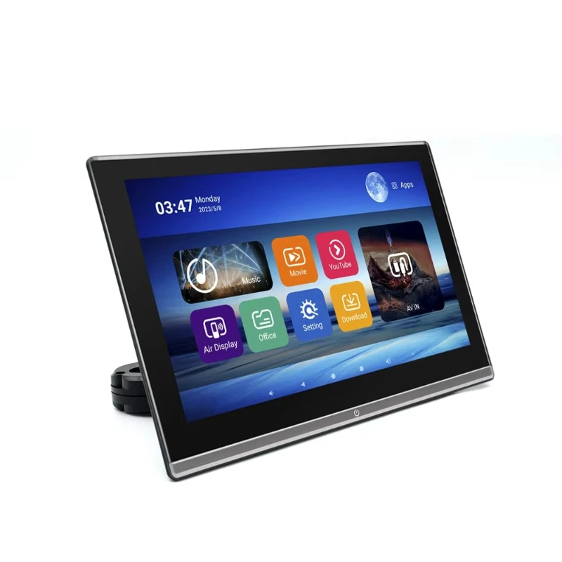 8 core 11.6 inch rear seat entertainment touch screen high definition input support 4k player car TV Android