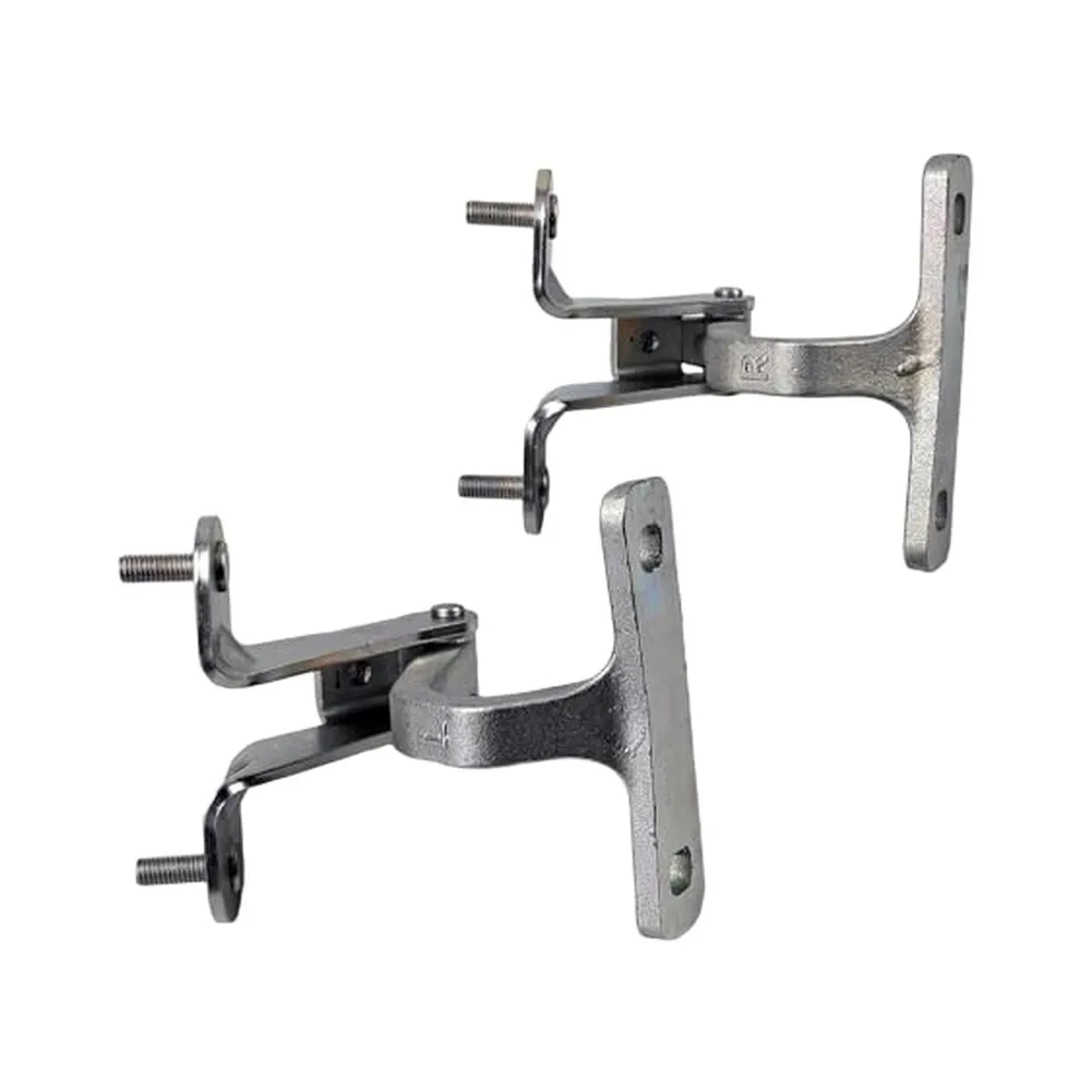 For Tesla For Model Y Tailgate Hinge Set 2020 to 2024 Pair Liftgate Trunk Hinge Silver Metal OEM 1500494 00 C 1500495 00 C