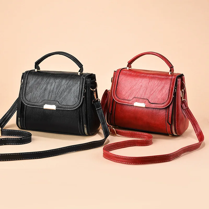 

Classic Retro Women's Handbag Fashionable New Small Square Bag Large Capacity Versatile Crossbody Bag Commuting Tote Bag Women